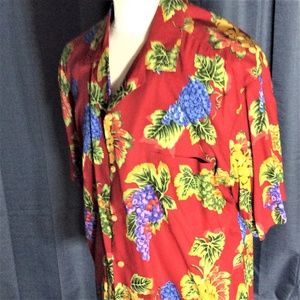 Men's Authentic Hawaiian BTN DWN Casual Shirt .🐠